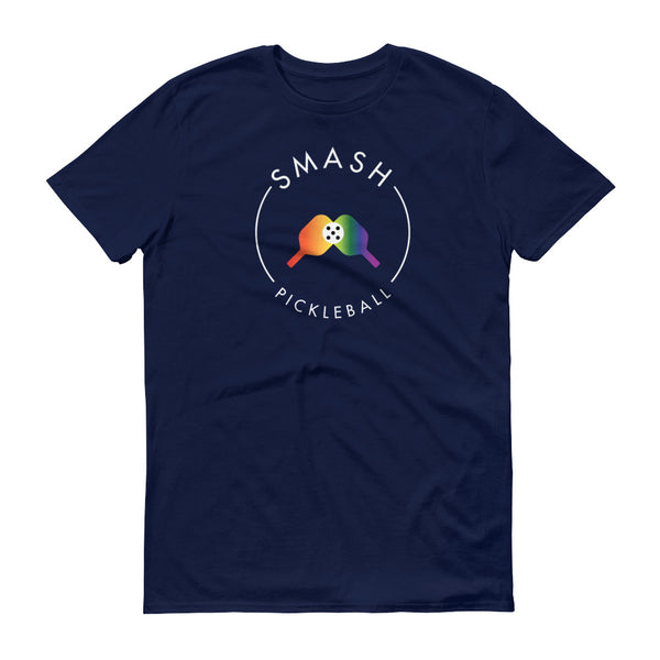 Shirts Rainbow Smash Pickleball Tee - Unisex - Smash Pickleball Shirts