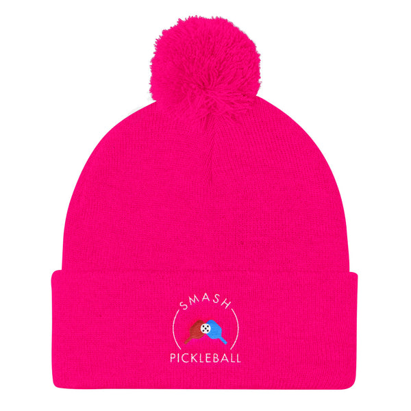 Smash Pickleball Pom Pom Beanie - Smash Pickleball