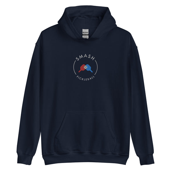Smash Pickleball Hoodie - Embroidered Center