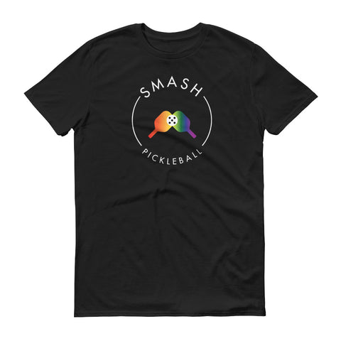 Shirts Rainbow Smash Pickleball Tee - Unisex - Smash Pickleball Shirts